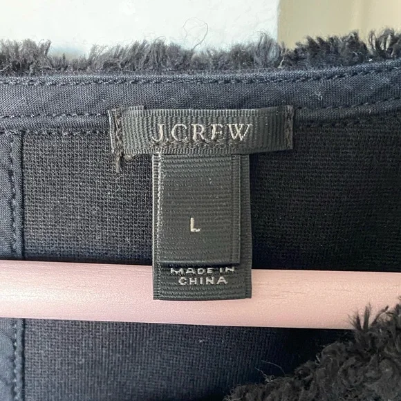 J. CREW Very cute and stylish Fringe Top In Tweed And Lace! Worn only one time! - Picture 3 of 7